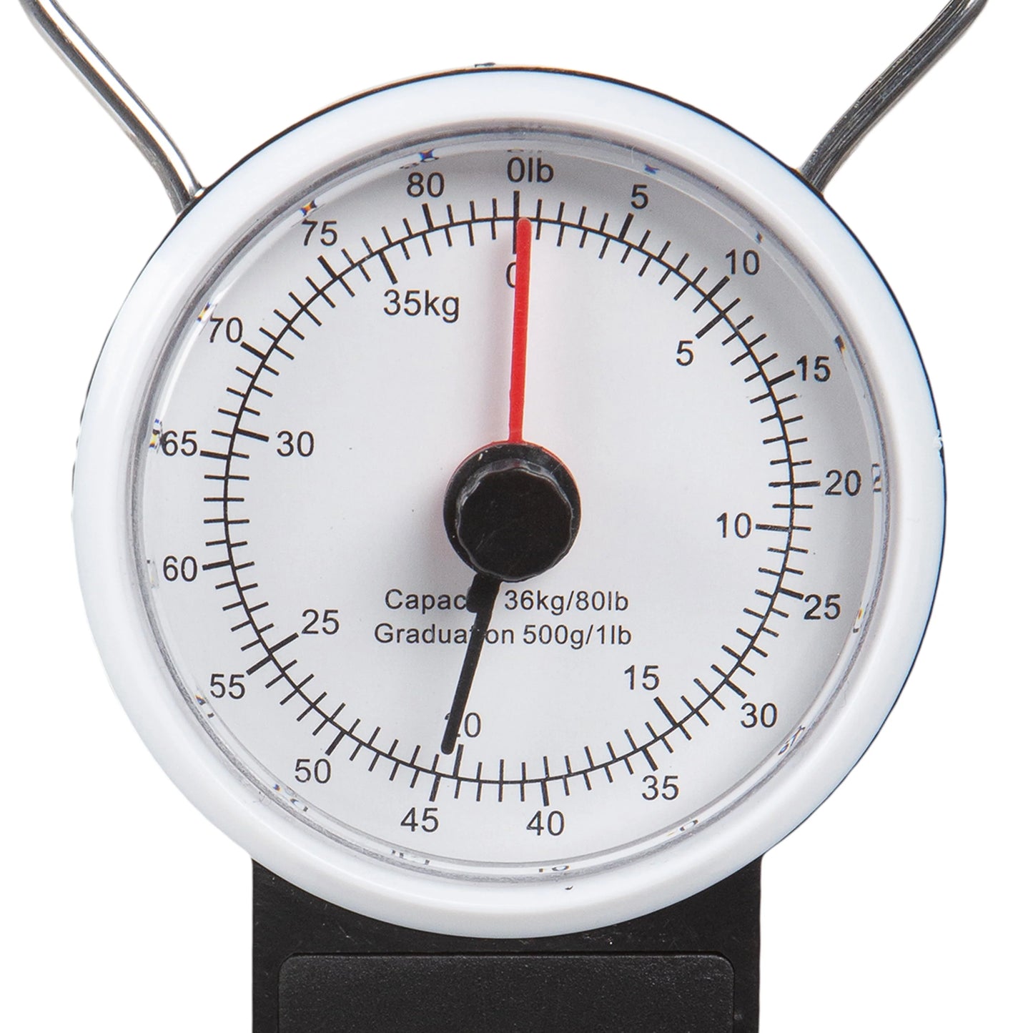 Protege Manual Travel Luggage Scale with Strap, 80lb Capacity, Metal - (4.5 x 3 x 1.2")