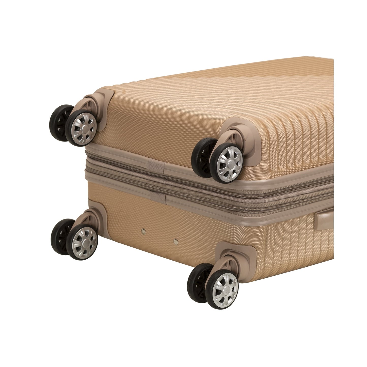 Rockland STAR TRAIL 2 PC ABS LUGGAGE SET-Color:Purple