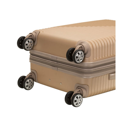Rockland STAR TRAIL 2 PC ABS LUGGAGE SET-Color:Purple