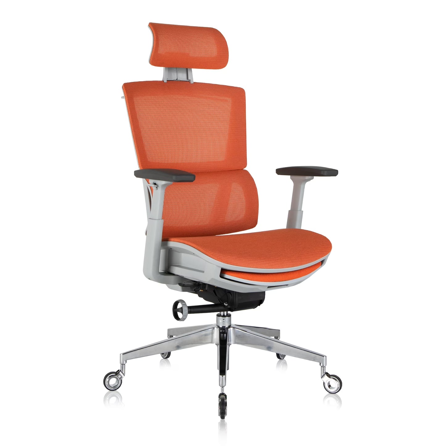 Nouhaus Rewind Ergonomic Office Chair with Footrest and Lumbar Support. Swivel Computer Chair, Rolling Home Office Desk Chairs with Wheels, Mesh High Back Task Chair, Comfortable Office Chair