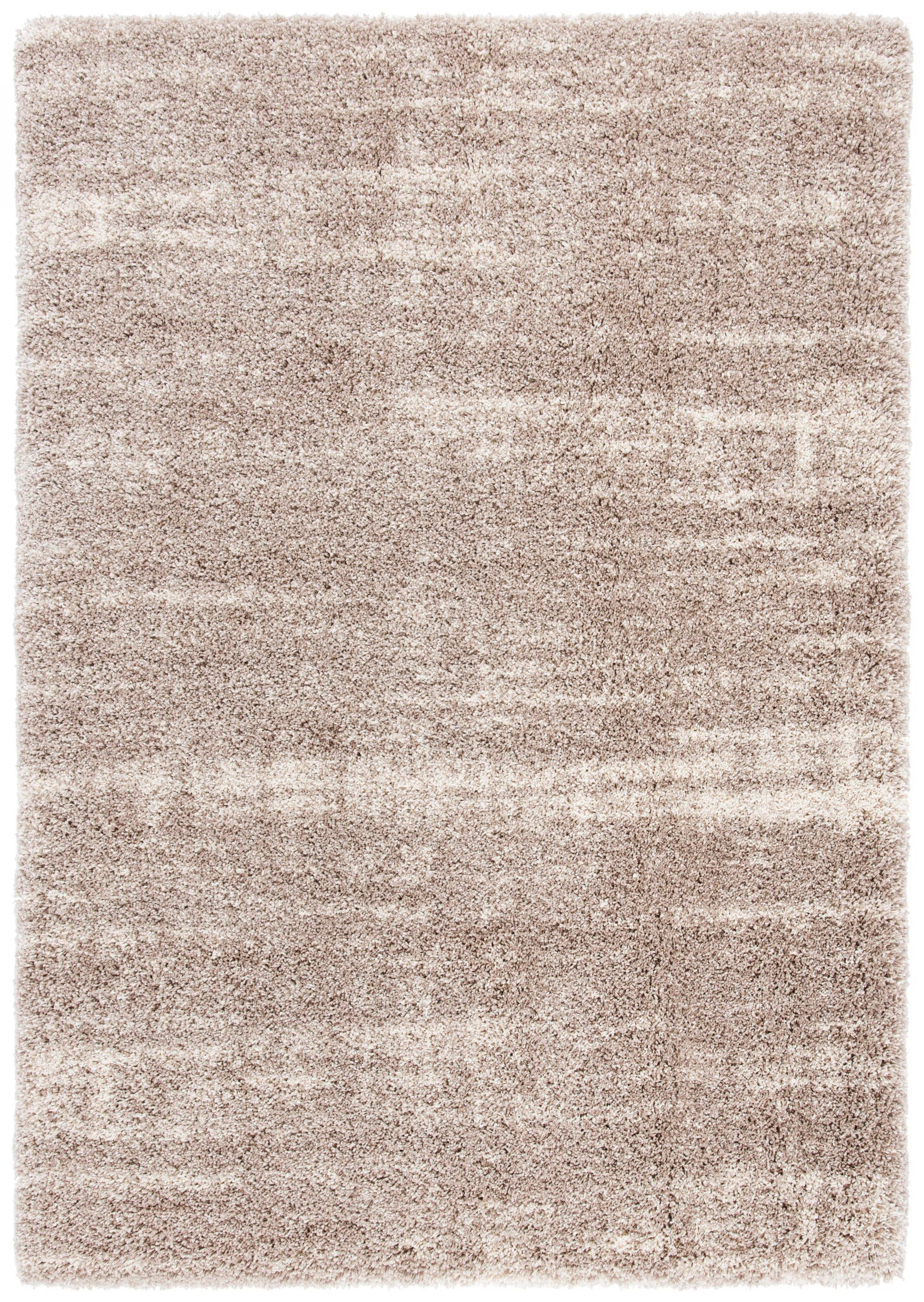 SAFAVIEH Hudson Shag Jacinda Abstract Area Rug, Ivory/Beige, 5'3" x 7'6"