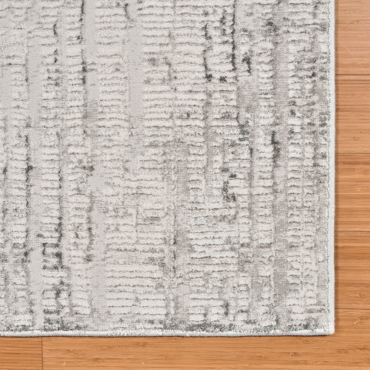 Divina Area Rug, Aloma Cream & Gray, 6’6” x 9’