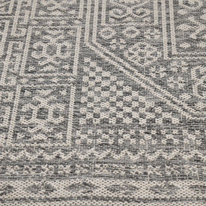 Mainstays 8' 5" x 13' Grey Medallion Outdoor Area Rug