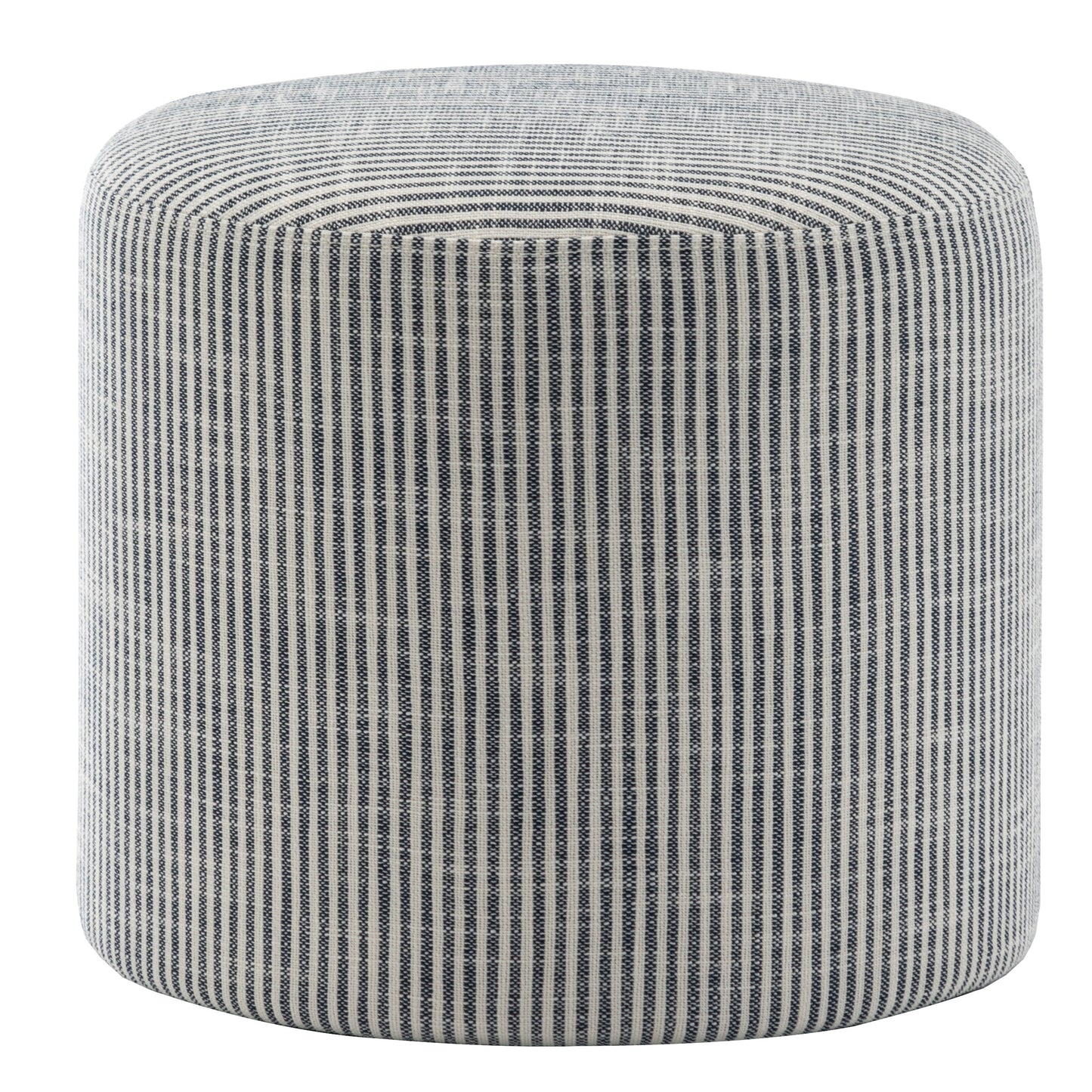 Wovenbyrd Hampton Patterned Round Pouf Ottoman