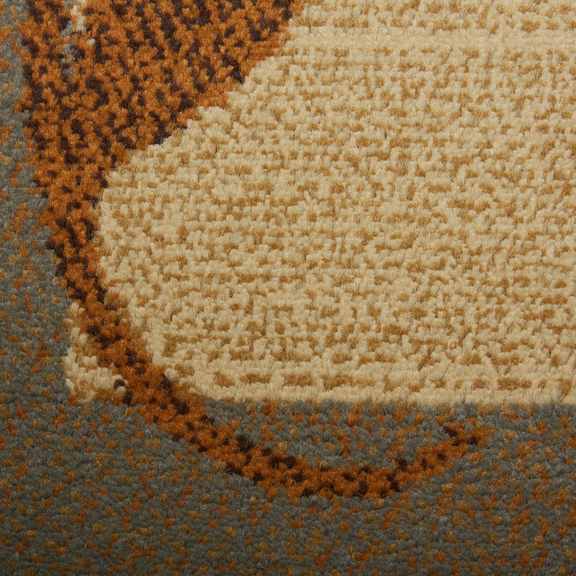 Home Dynamix Royalty Clover Contemporary Geometric Border Area Rug, Brown/Blue, 9'2"x12'6"