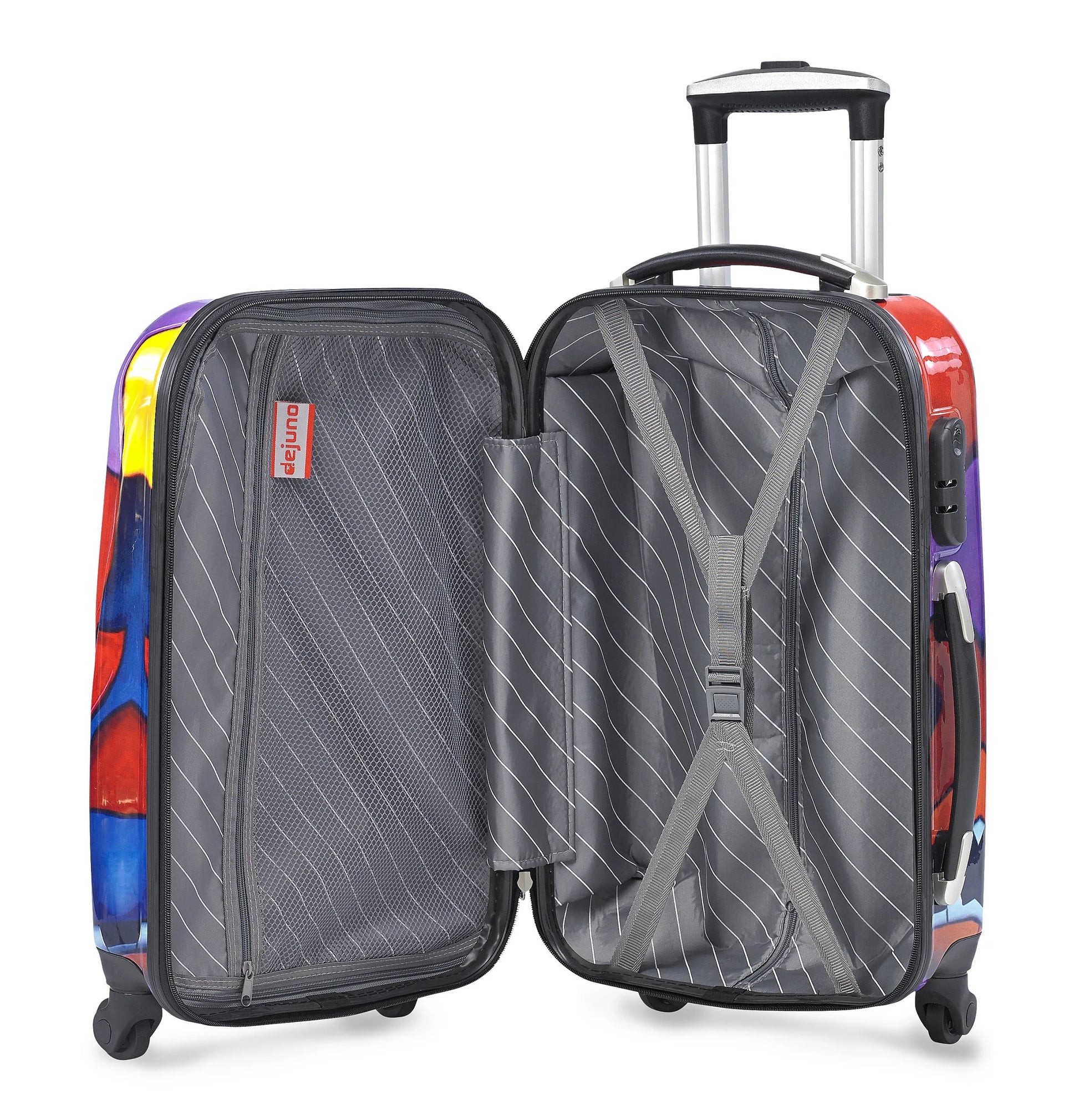 3 Piece Lightweight Hardside Spinner Upright Luggage Set