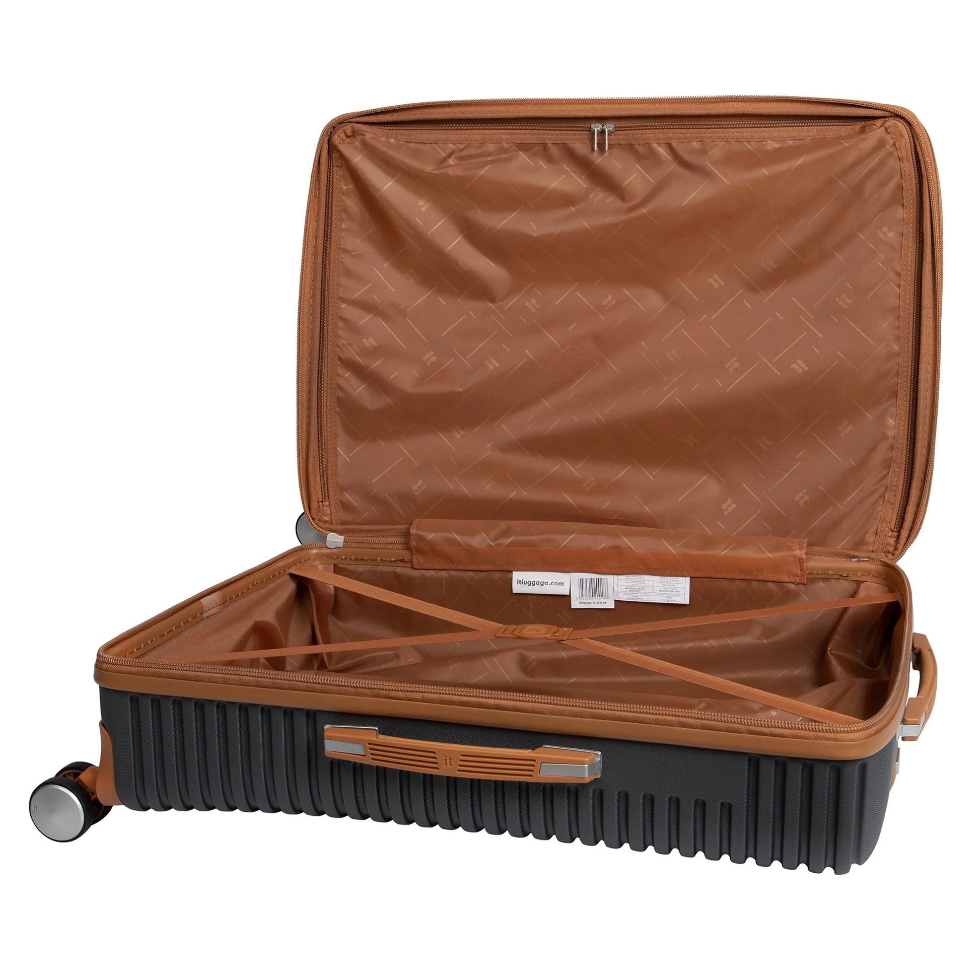 it luggage Replicating 31" Hardside Expandable Checked Spinner Luggage, Gray