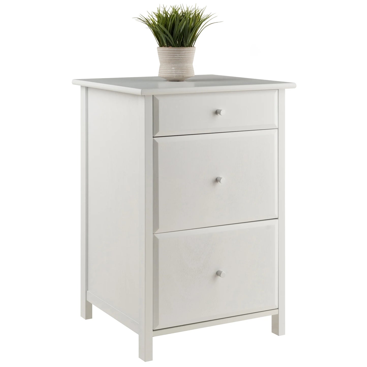 Winsome Delta Home Office File Cabinet, White Finish