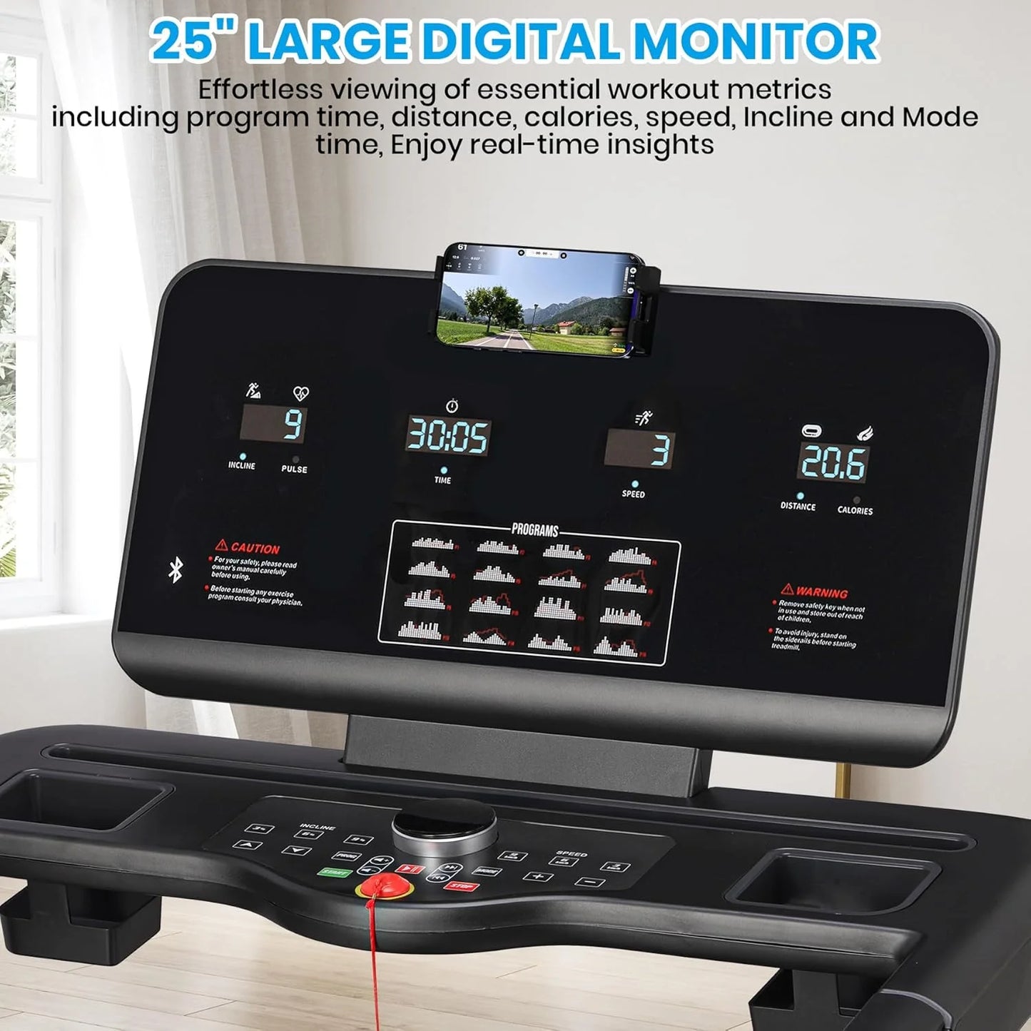Walking Pad,Treadmill with Incline for Home Office,3.5HP Portable Desk Treadmill with 350LBS Capacity,Foldable Walking or Running Treadmill w 20" Wide Belt,0.5-20 MPH Speed,60 Programs,APP Control