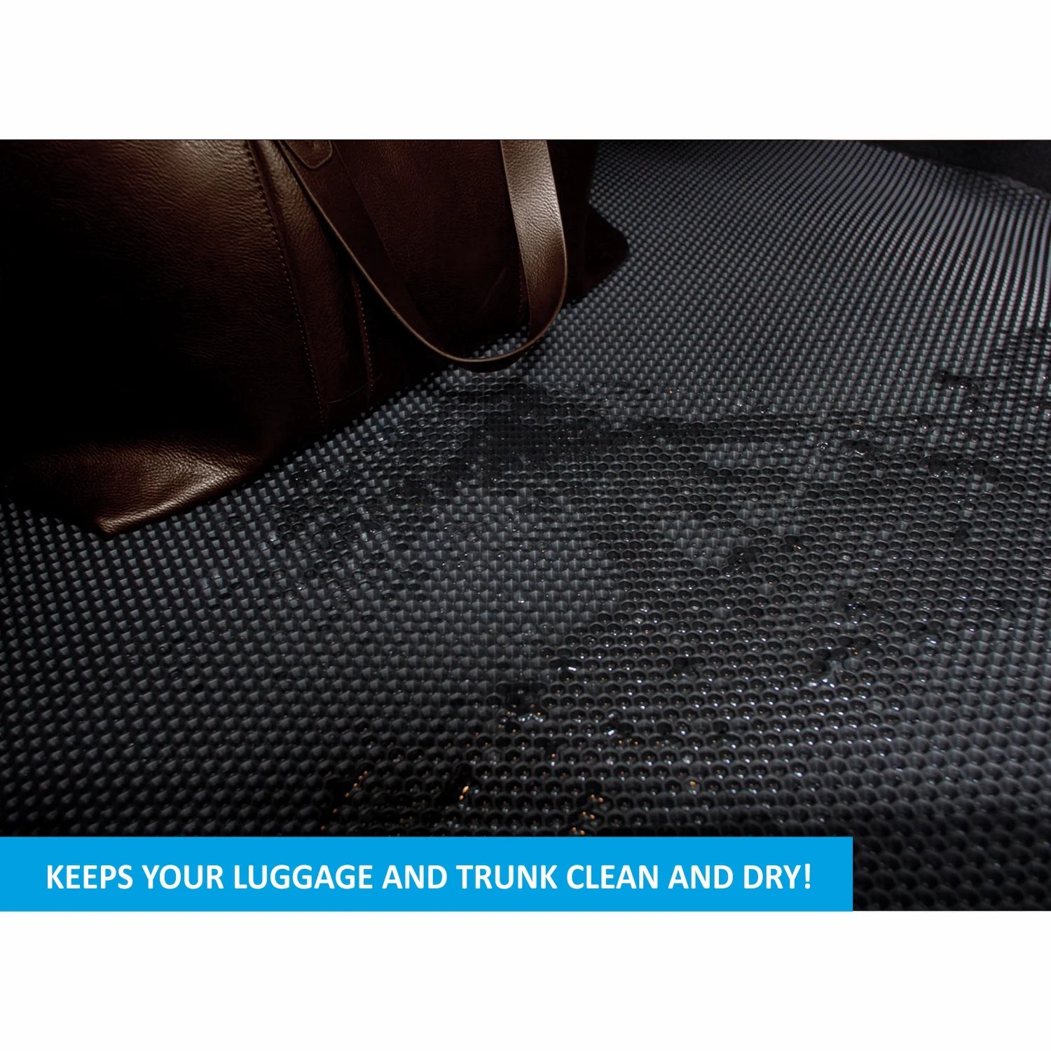CLIM ART Cargo Liner for Kia Soul 2014-2019 Custom Fit Trunk Mat, with Honeycomb Dirtproof & Waterproof Technology - All-Climate, Heavy Duty, Anti-Slip Cargo Liner, Luggage - FL01114042