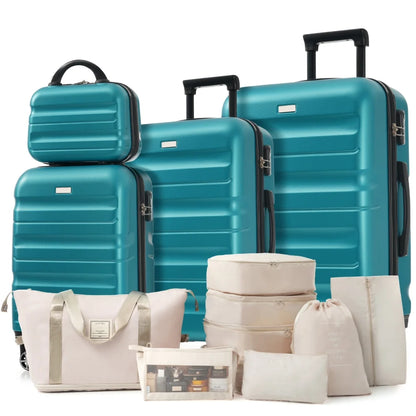 Hardshell ABS Luggage Set - Lightweight & Durable Suitcases with Dual Spinner Wheels