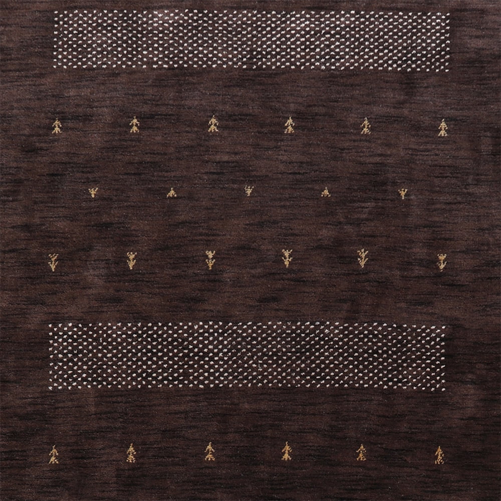 Rugsotic Carpets Handmade Rugs Hand Knotted Loom Rectangle 3'x5' Orange Wool for Indoor Use