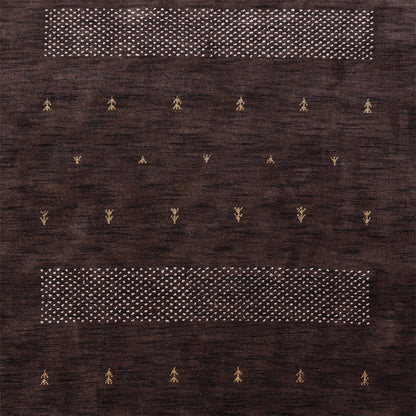 Rugsotic Carpets Handmade Rugs Hand Knotted Loom Rectangle 3'x5' Orange Wool for Indoor Use