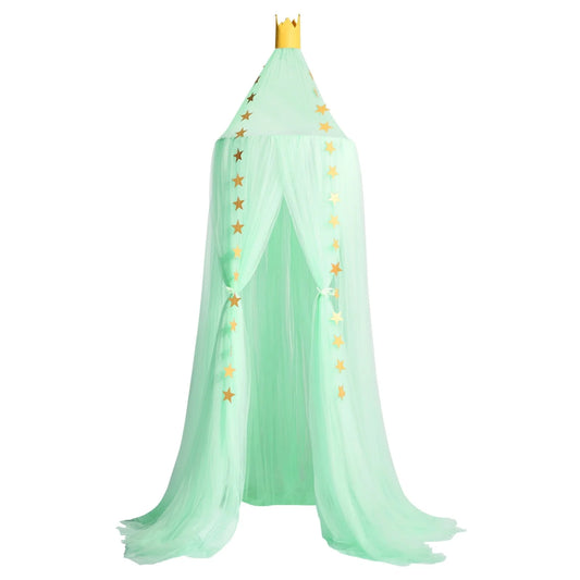 EQWLJWE Kids Bed Canopy - Play Tent with Dome Hanging from Ceiling for Girls Boys Room - Reading Nook Princess Castle - Girl Bedroom Decor - Mosquito Net On Crib Beds - Bedroom Nursery Baby Corner