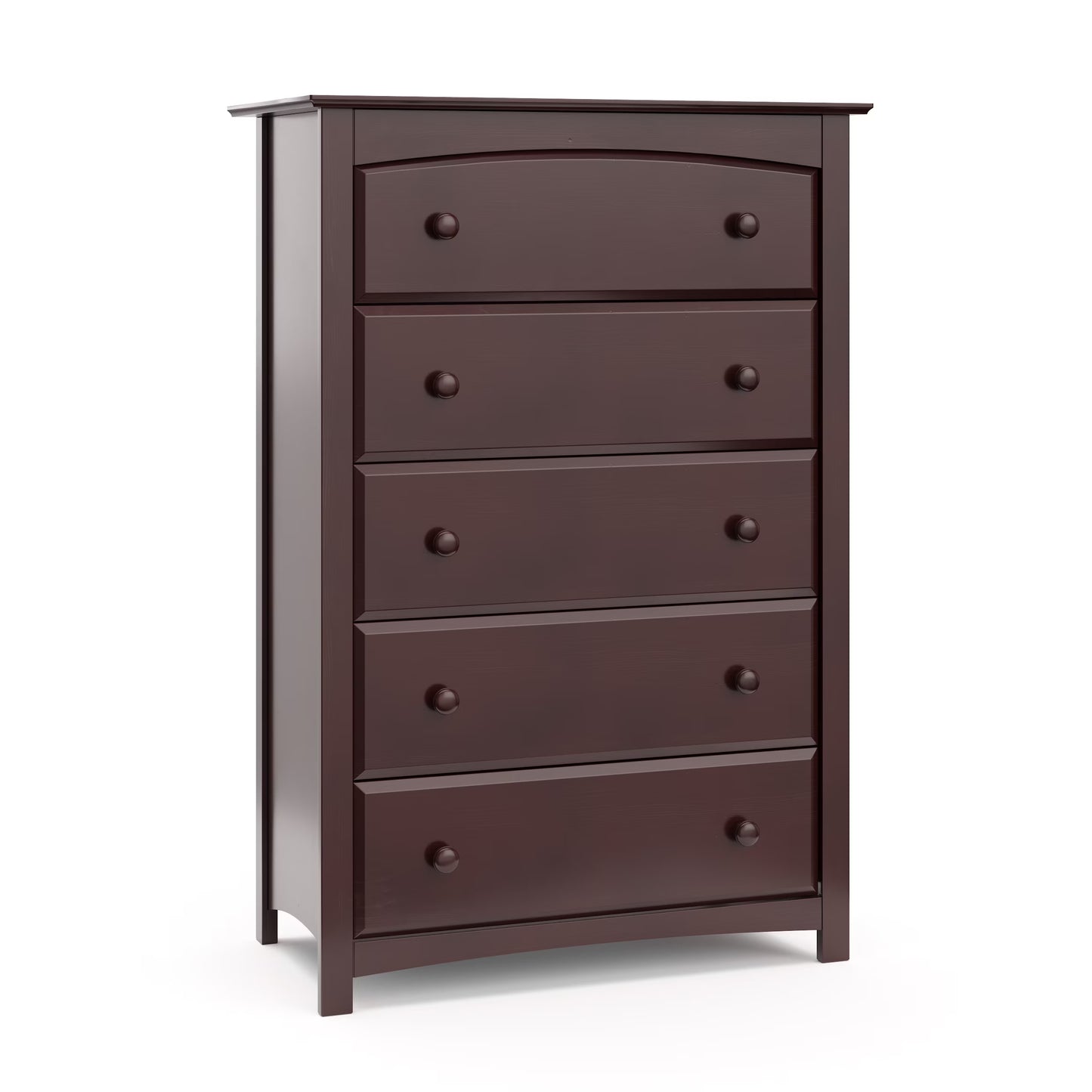 Storkcraft Kenton 5 Drawer Nursery Dresser, Pebble Gray