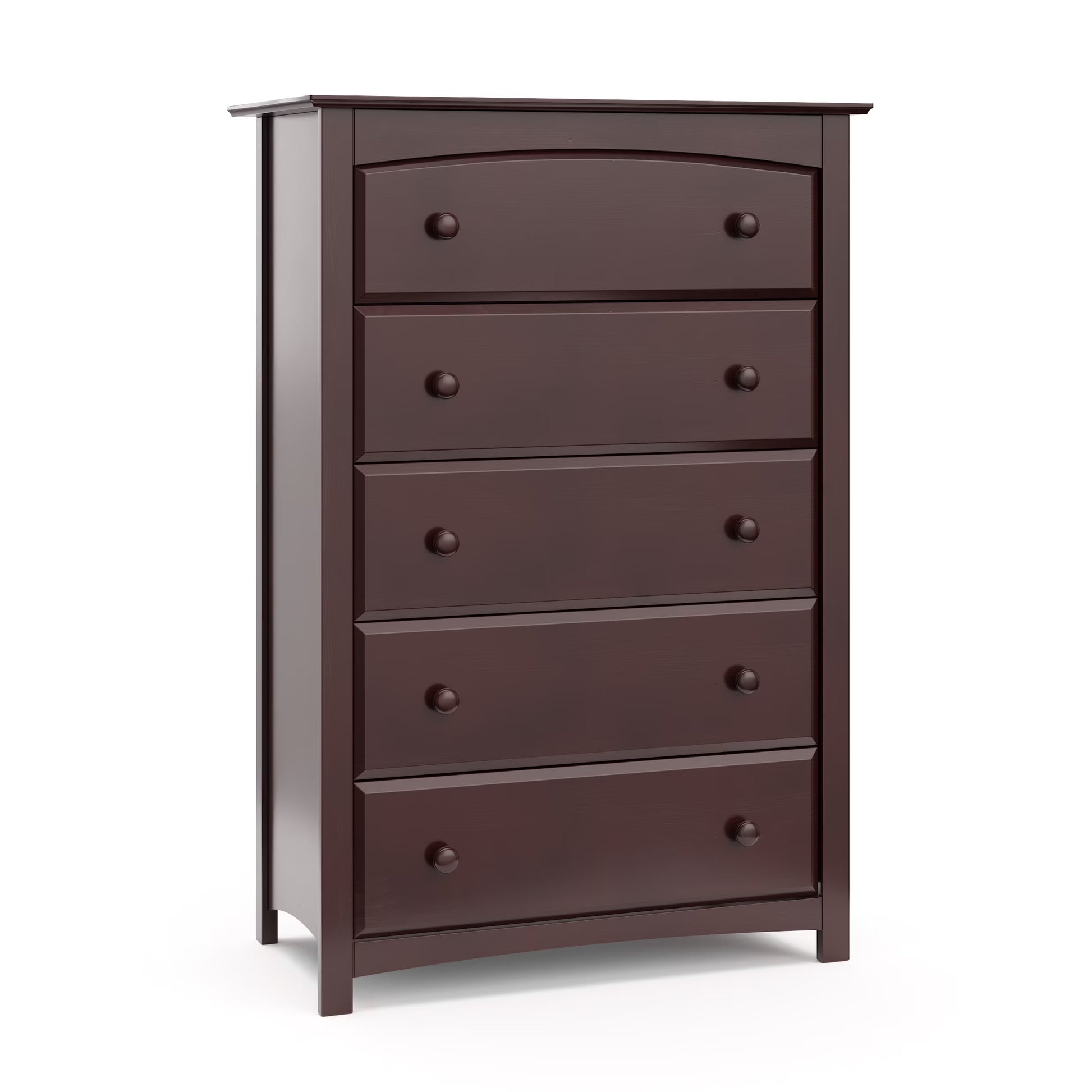 Storkcraft Kenton 5 Drawer Nursery Dresser, Pebble Gray
