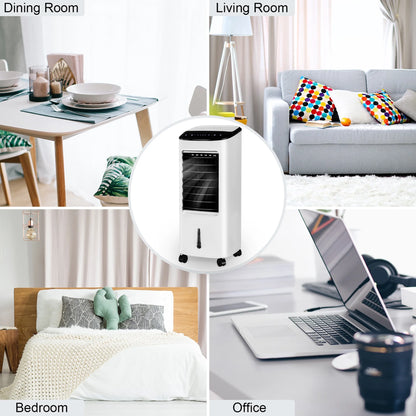 Gymax 3-in-1 Evaporative Air Cooler Fan w/Remote Control 7.5h Timer Home Office