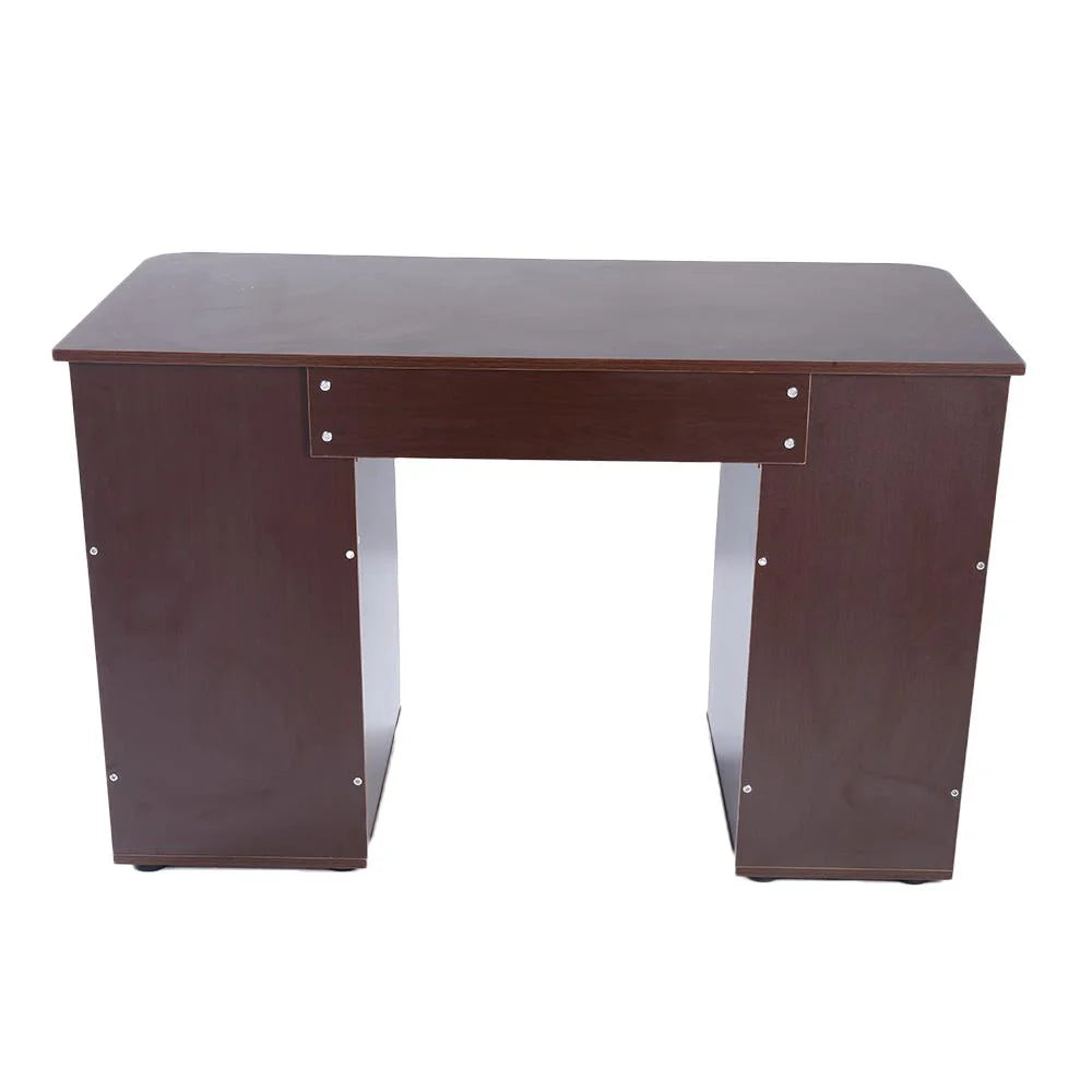 Ktaxon Brown Computer PC Desk Home Office Study Writing Table 3 Drawers Bookcase