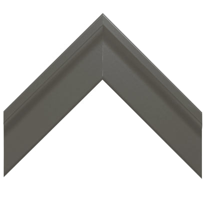 Morgan Dark Grey Framed Wall Mirror, Rectangular Vanity Mirror, Multiple Sizes
