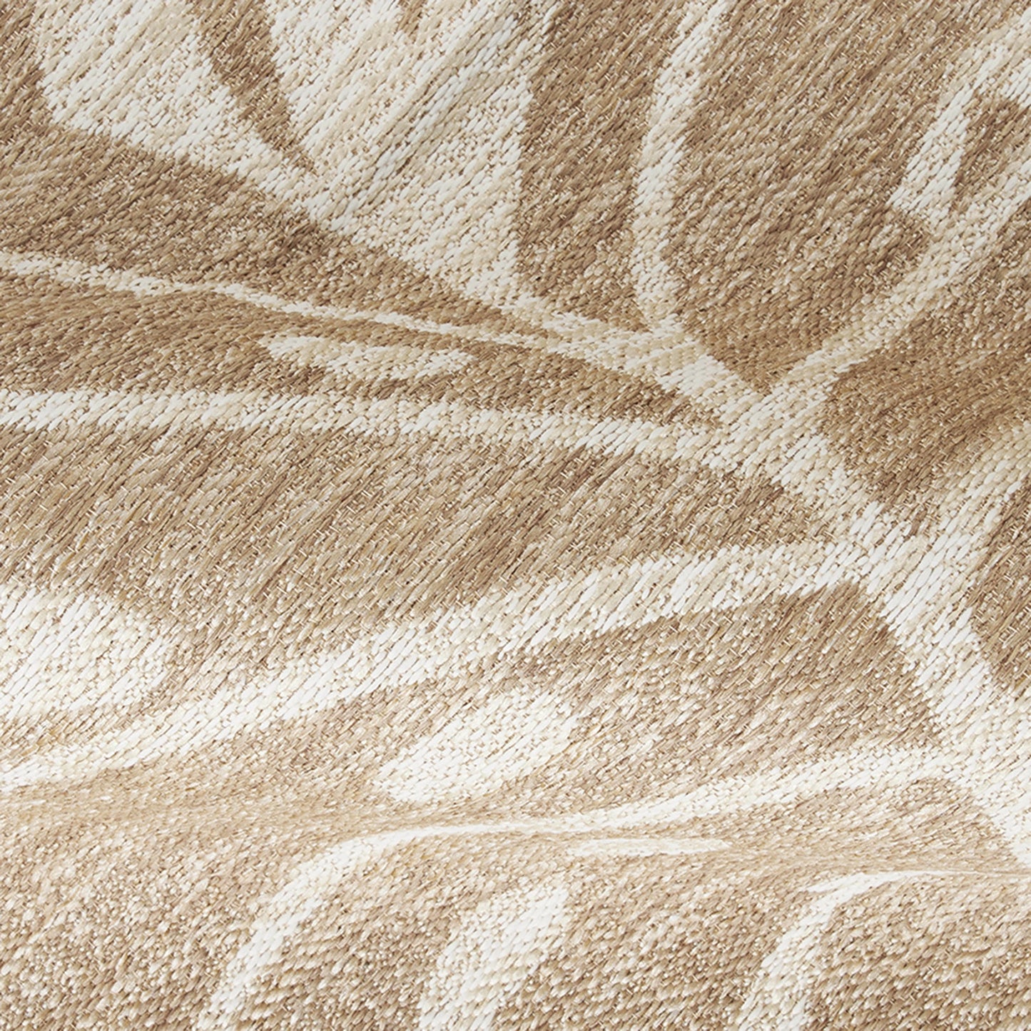 Better Homes & Gardens Neutral Palm Outdoor Rug, 9' x 12'