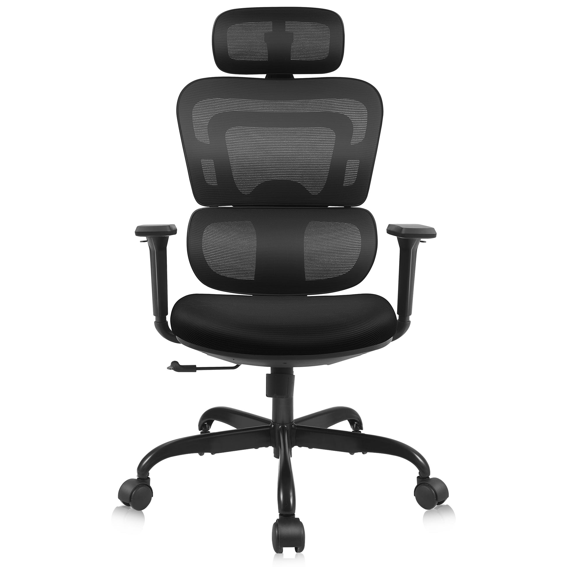 COOLHUT Ergonomic Office Chair Desk Chair High Back Computer Chair with Lumbar Support, High-Sponge Cushion Home Office Chair, 300lbs, Dark Gray