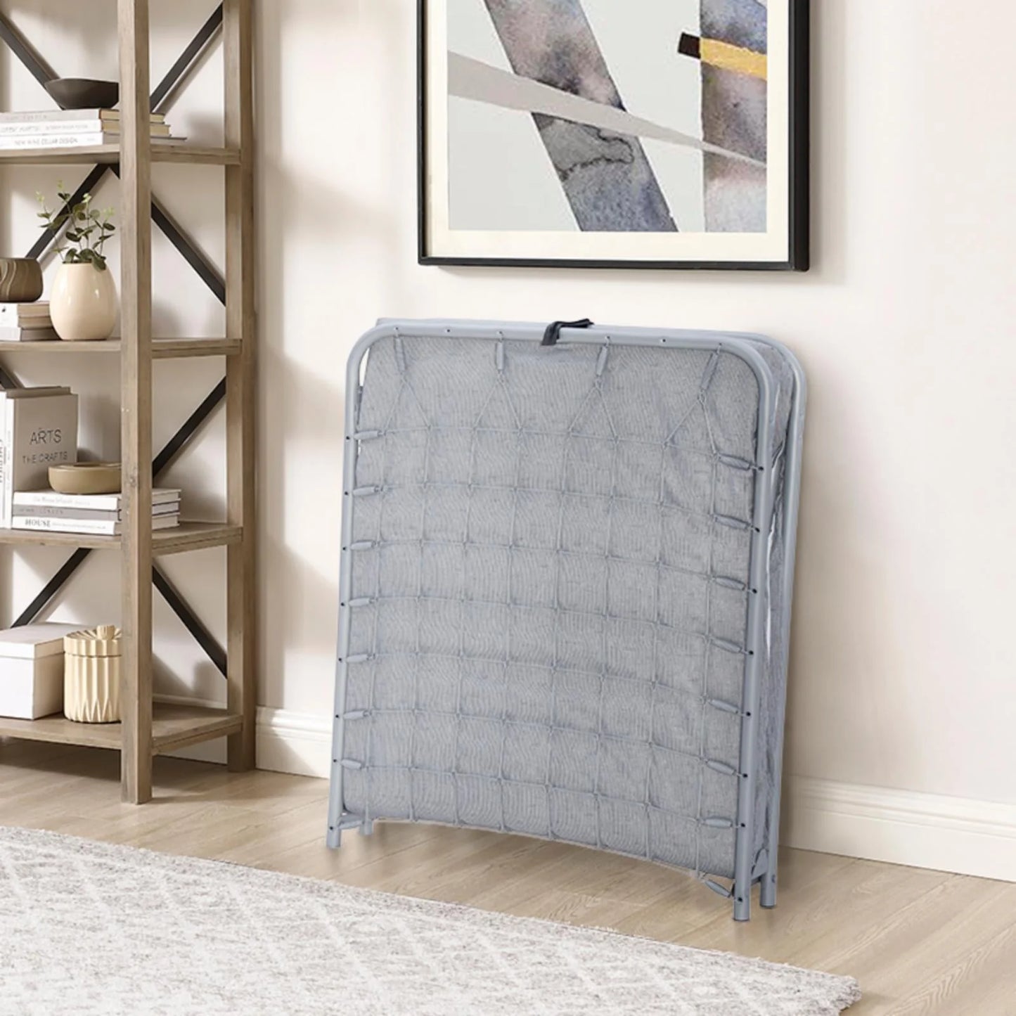 Linon Home Decor FDB533FLDAS 12.20 x 31.50 x 74.80 in. Doxon Folding Bed