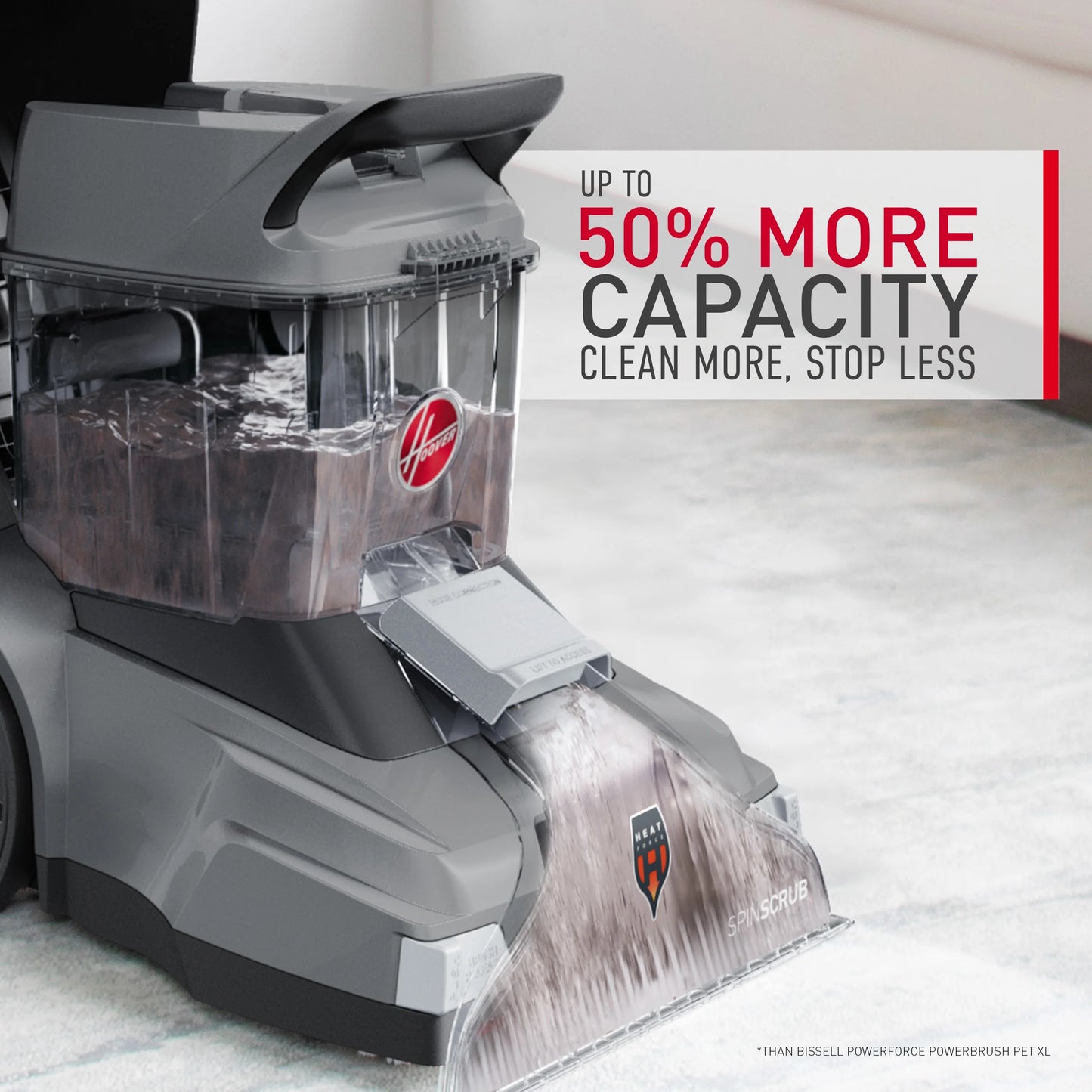 Hoover PowerScrub XL, Upright Carpet Cleaner Machine, Shampooer for Carpet, Rugs, & Upholstery, Fast Dry, Upholstery Tool Attachment, FH68010