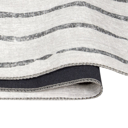 Apache Chenille Area Rug Modern Gray, 6' x 9'