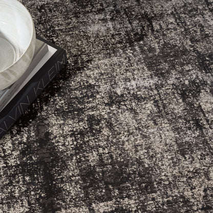 Calvin Klein Luminosity Charcoal Area Rug, 7' 10' x 9' 10'