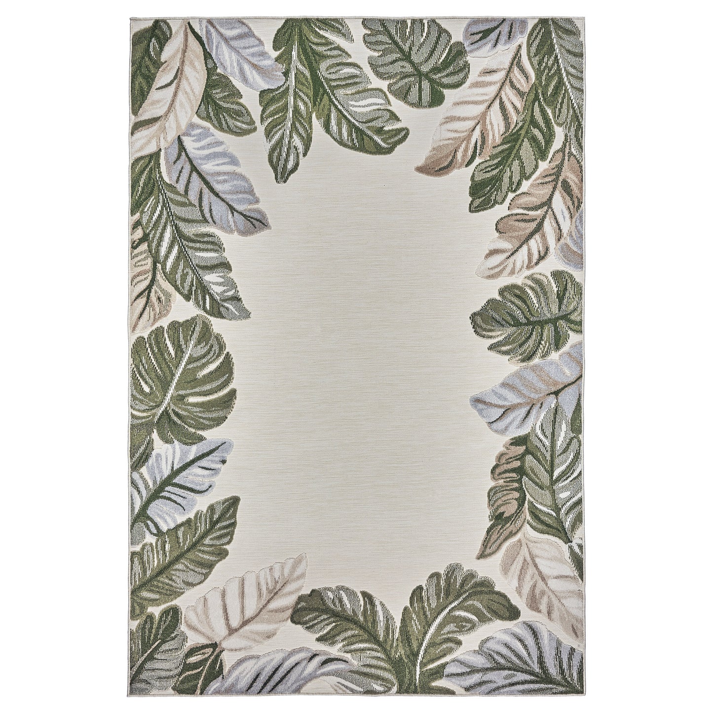 Laguna Indoor/Outdoor Area Rug, Molokai Ivory, 6’6” x 9’6”