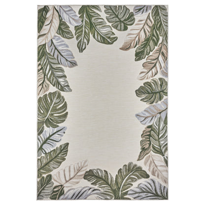 Laguna Indoor/Outdoor Area Rug, Molokai Ivory, 6’6” x 9’6”