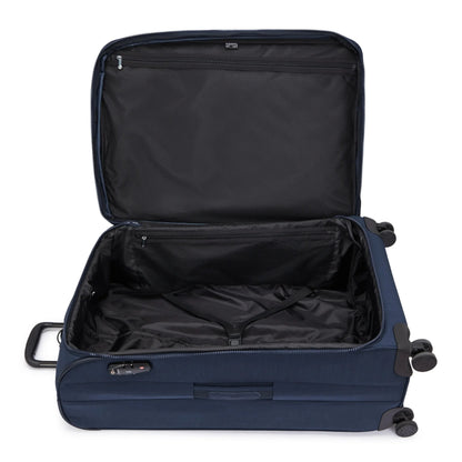 Kipling New Youri Spin Large 4 Wheeled Rolling Luggage Black Noir