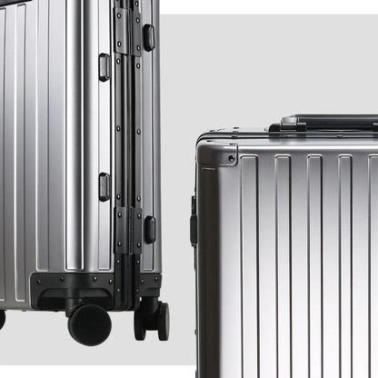 Sindermore 20 inch Aluninum Luggage Carry on Hardside Luggage with TSA Locks Spinner Wheels Zipperless
