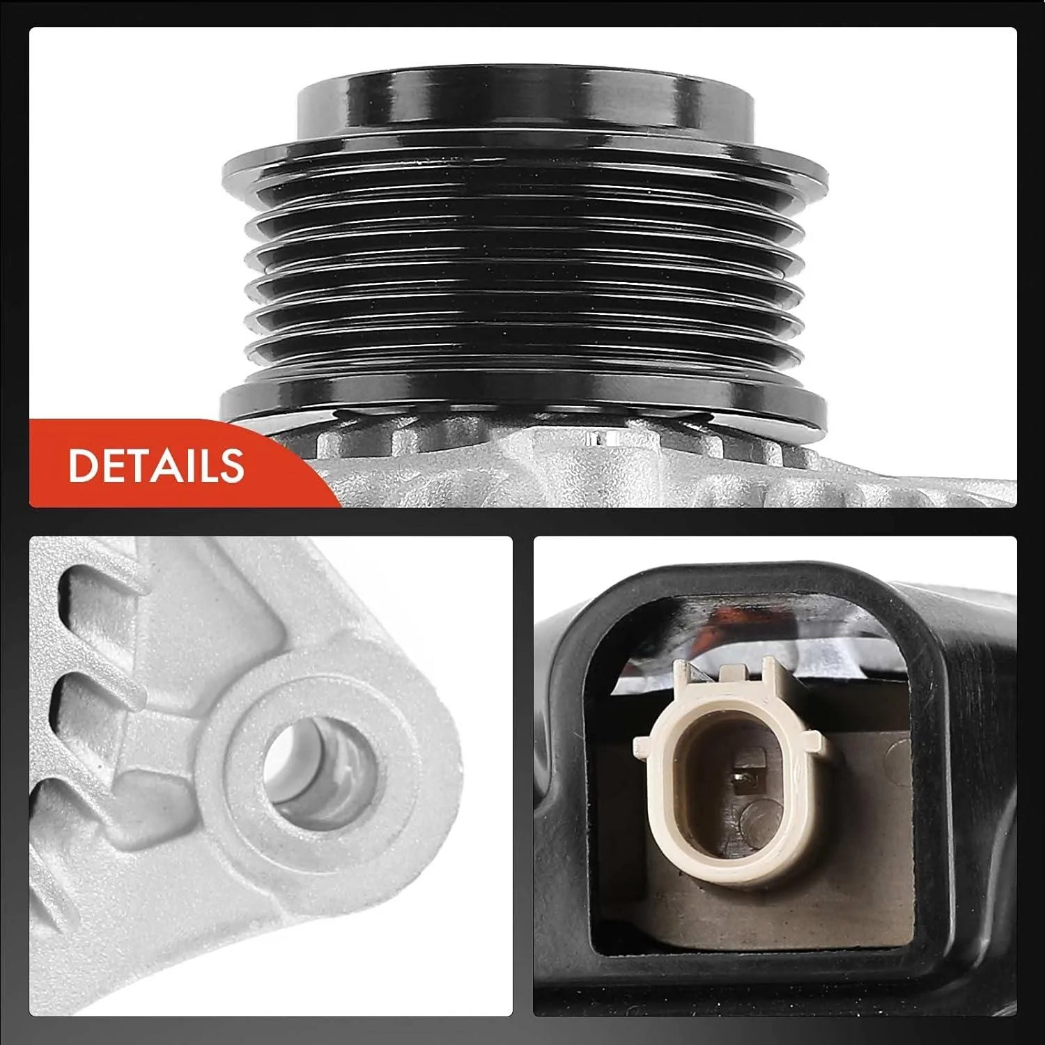 A-Premium Alternator Compatible with Acura RDX 2016-2018, TLX 2016-2020 & Honda Accord 2013-2017, Crosstour 2013-2015, V6 3.5L, 12V 135A 6-Groove Pulley Clockwise