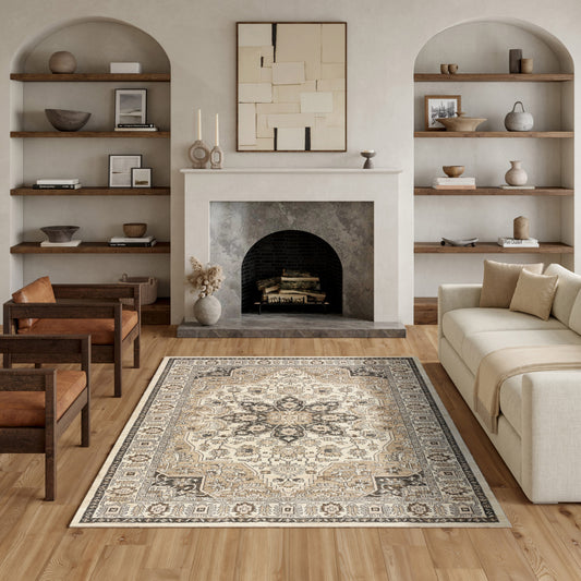 Nourison Briar Area Rug, Rose, 6’6” x 9’6”