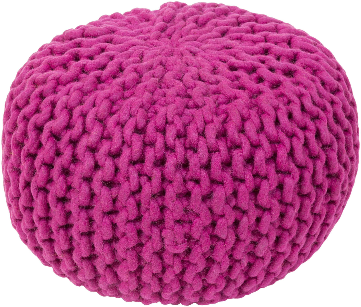 Mark& Day Pouf Ottoman - Haidershofen Texture Mustard Round Foot Rest 14x20x20