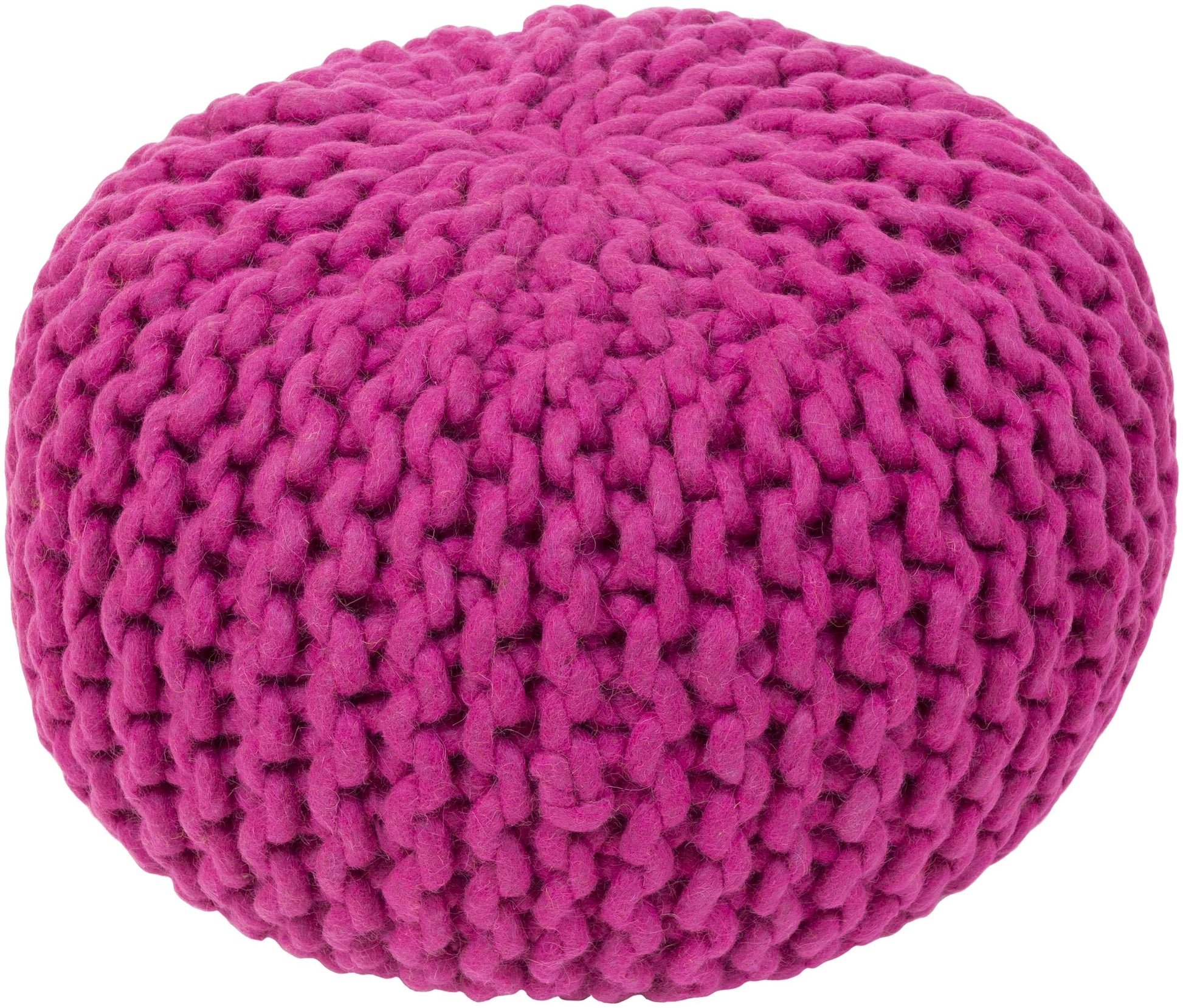 Mark& Day Pouf Ottoman - Haidershofen Texture Mustard Round Foot Rest 14x20x20