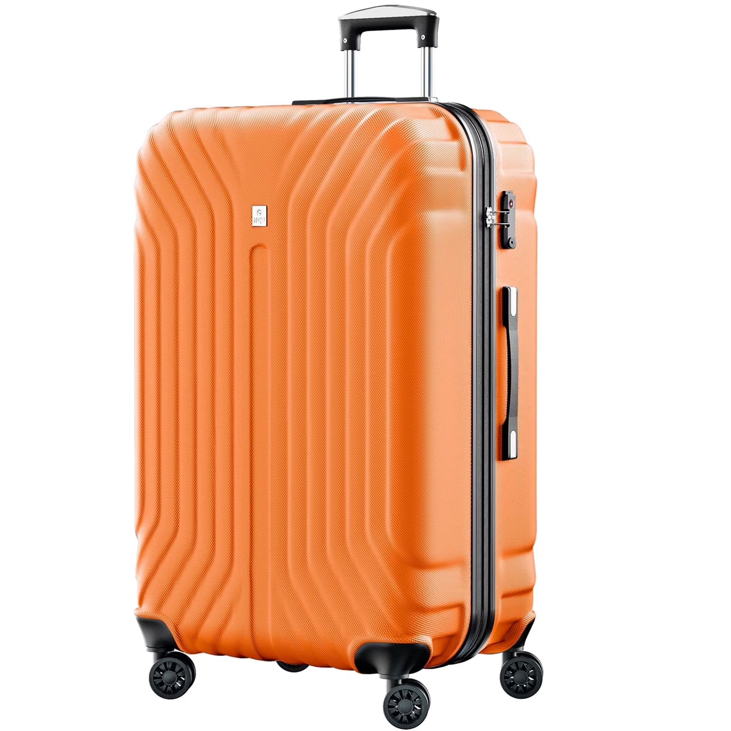 Luggage Expandable Hardside,PC ABS Lightweight Checked Suitecase with Spinner Wheels,TSA Lock,28 inch Pink