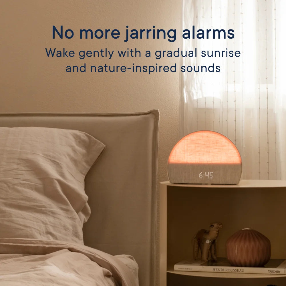Hatch Restore 2 Sunrise Alarm Clock, Sound Machine, Smart Light (Putty) Your Bedside Sleep Guide, White Noise, Custom Sleep Routines, Dimmable Clock, Deep Sleep, Gentle Alarm, Wake Up Rested