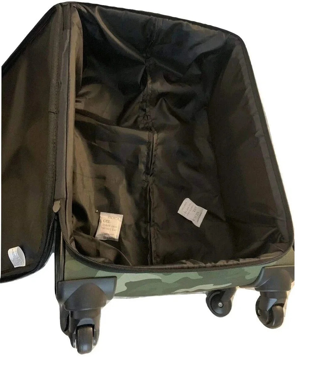 Victoria's Secret Pink Wheelie Carry On Travel Luggage Color Camo Print NWT