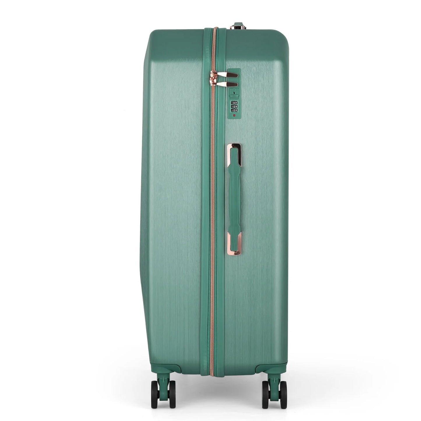 5PCS Travel Luggage Set with Makeup Case, Mint Green