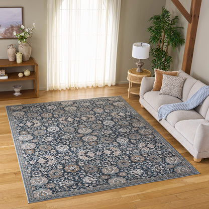 Safavieh Sutton Area Rug, Navy Brown, 8’ x 10’