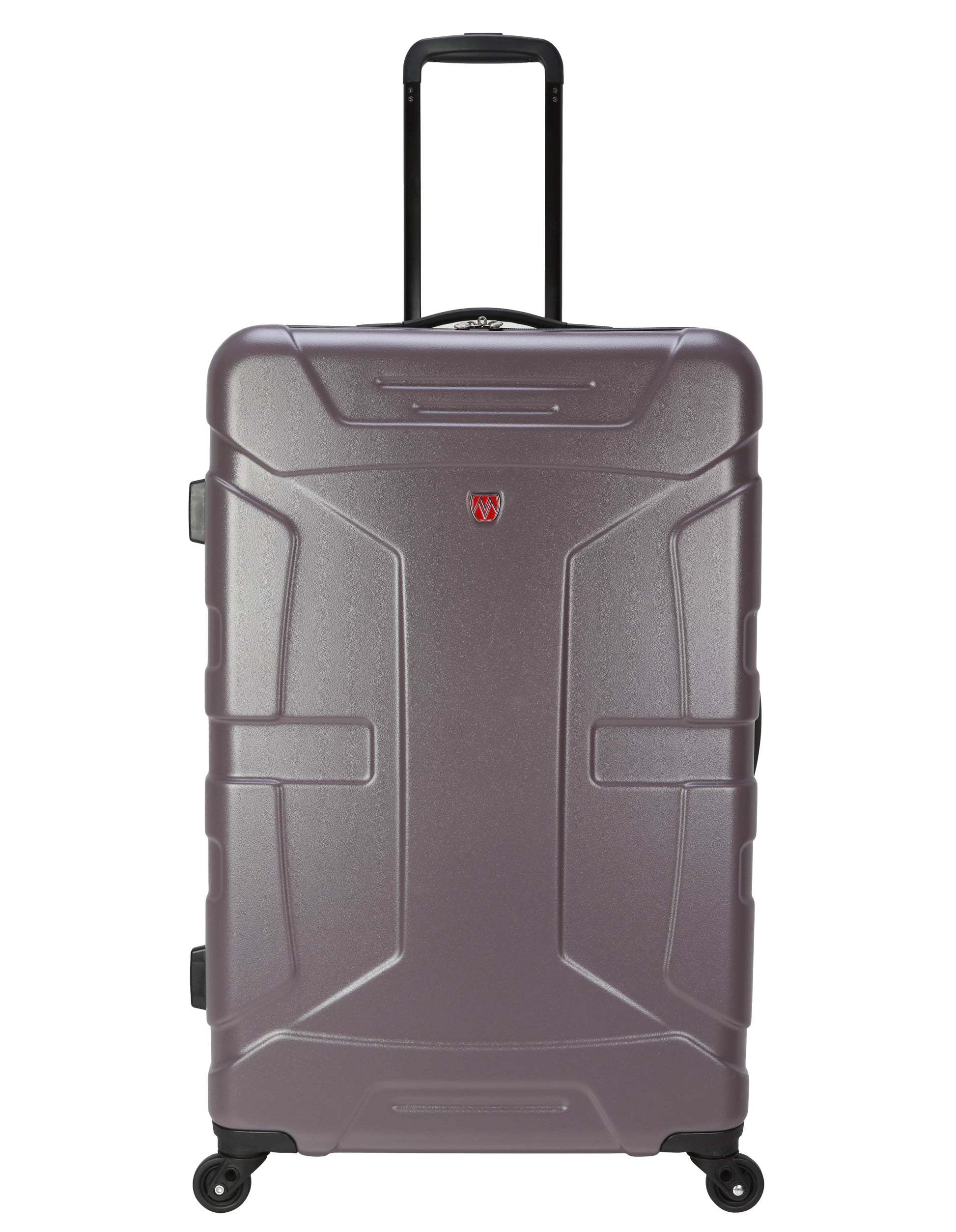 Moda ABS Hard Side 3 Piece Luggage Set, Includes 28-inch and 24-inch and 20-Carry-on Luggage, Purple