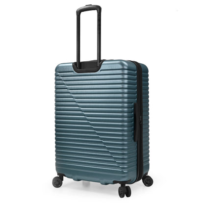 Travel Select Sunny Side Hardside Spinner Luggage with Spinner Wheels, Slate Blue, 30" Large Checked