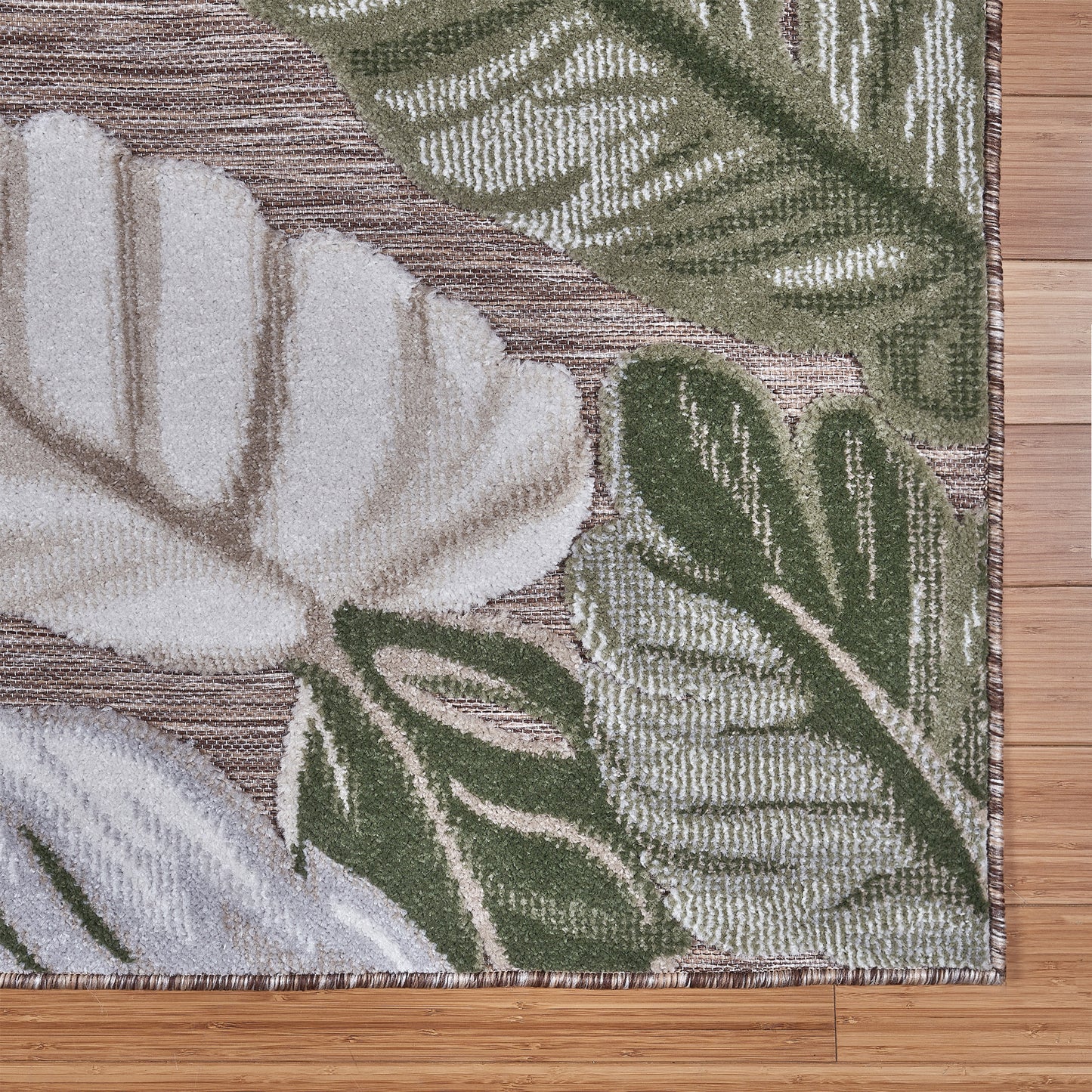 Laguna Indoor/Outdoor Area Rug, Molokai Natural, 6’6” x 9’6”