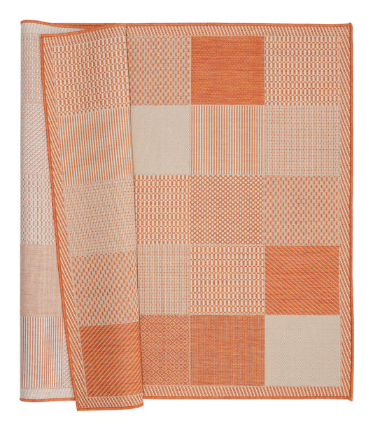 United Weavers Mali Dabeda Contemporary Geometric Area Rug, Orange, 5'3" x 7'6"