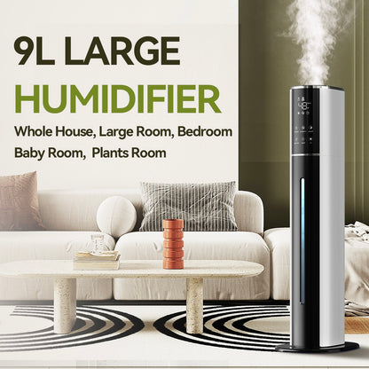 KELOPA Ultrasonic Cool Mist Humidifier, 9L/2.4 Gallon, Top Fill, Smart Humidity Control, Sleep Mode and Other Functions, for Home/Large Room/Bedroom/Office/Plants, Coverage 600ft2 and Above