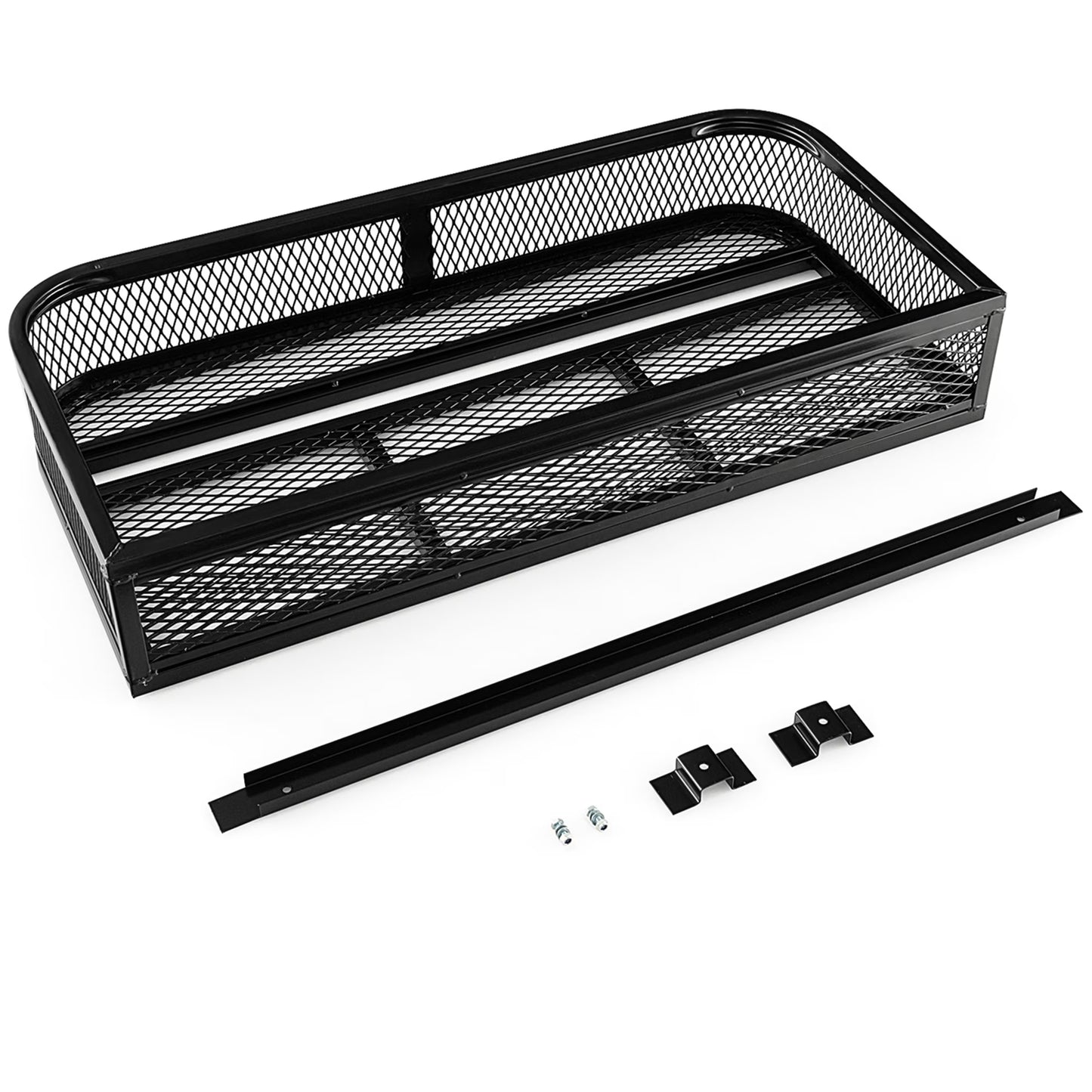Costway Universal Front Atv Hd Steel Cargo Basket Rack Luggage Carrier