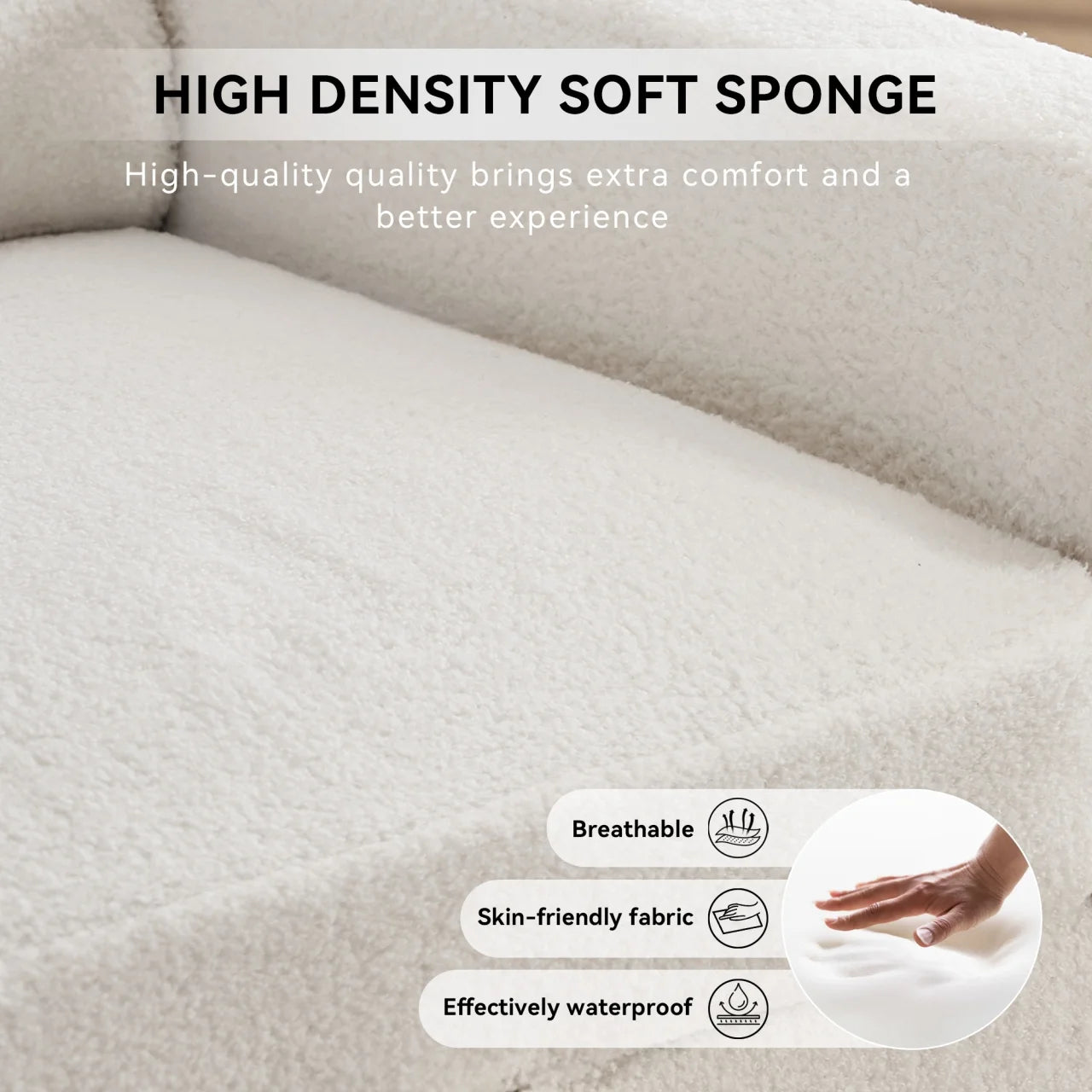 Swivel Barrel Chair, Swivel Accent Chair for Living Room with Storage Seat and Pillow, 360 Degree Swivel Barrel Club Chair, Round Armchairs Nursery, Hotel, Bedroom, Office, Lounge, Ivory White