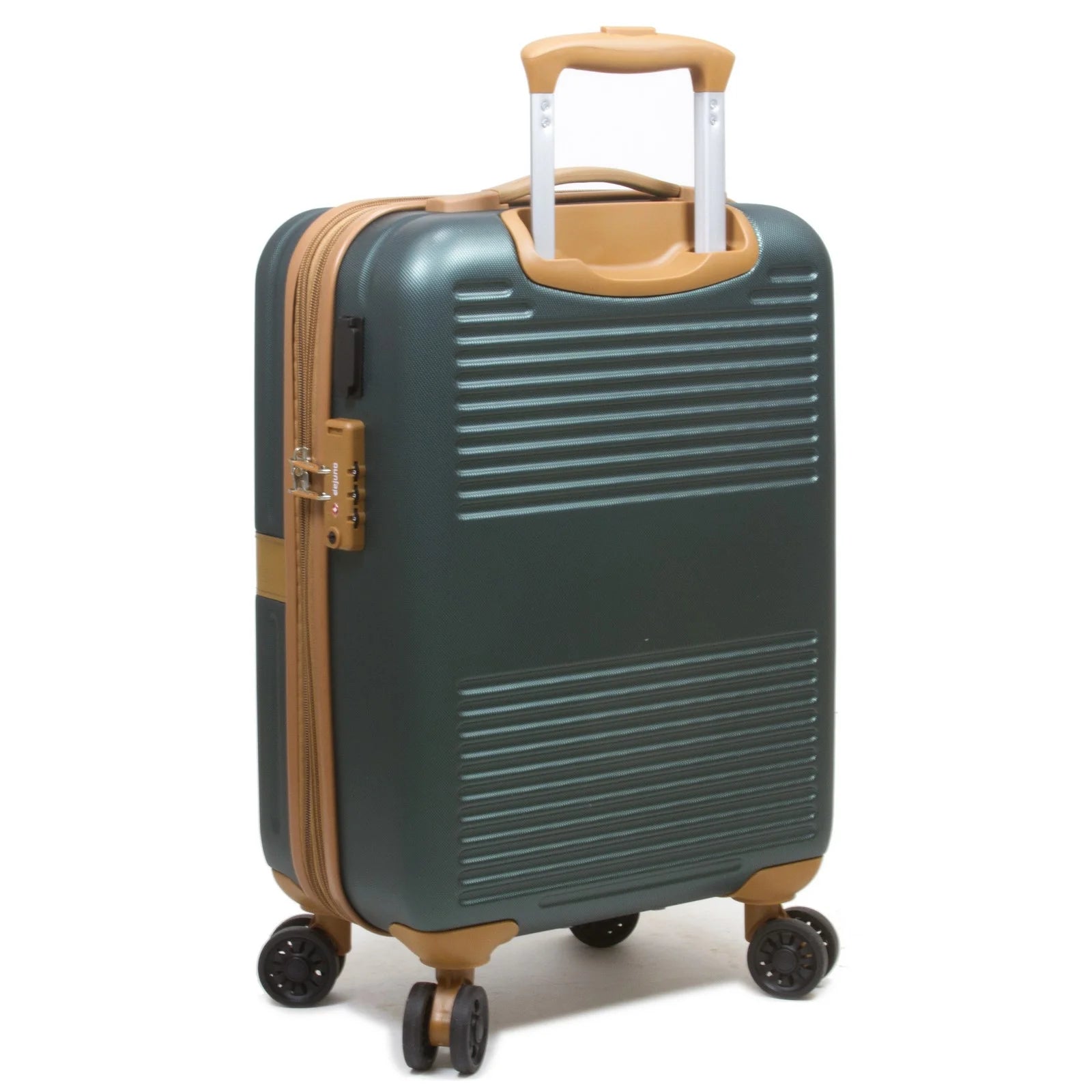 Dejuno Garland Hardside 3-Piece Spinner Luggage Set With USB Port - Burgundy